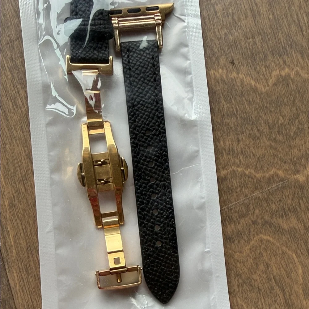 Black and Gold Smartwatch